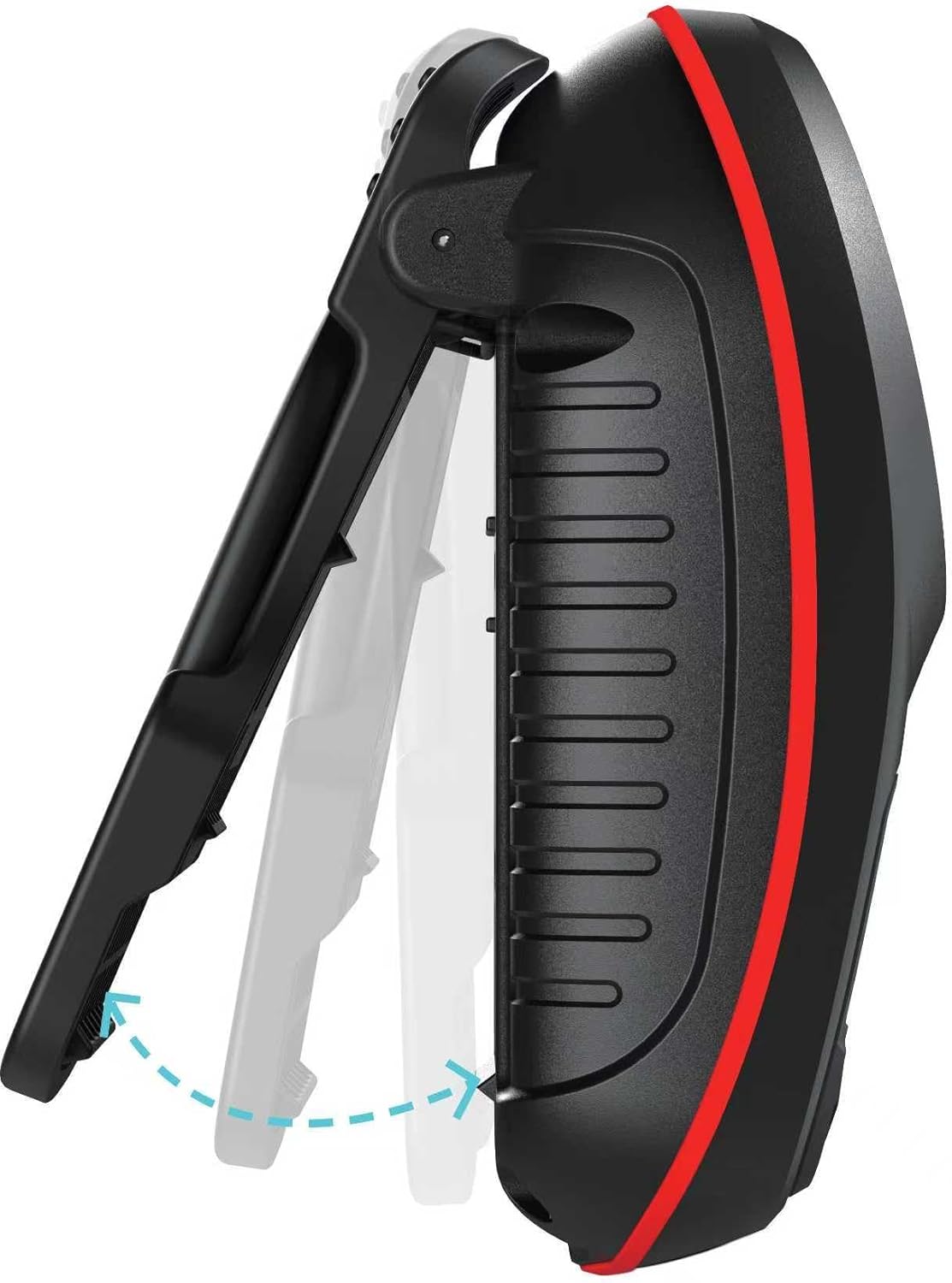 AYL Soundfit Wearable Clip-On Wireless Speaker, with Microphone (Non-Magnetic) Digital Clock Display & Alarm – Portable Water-Resistant Personal Speaker for Work, Outdoors, Hands-Free Music/Calls