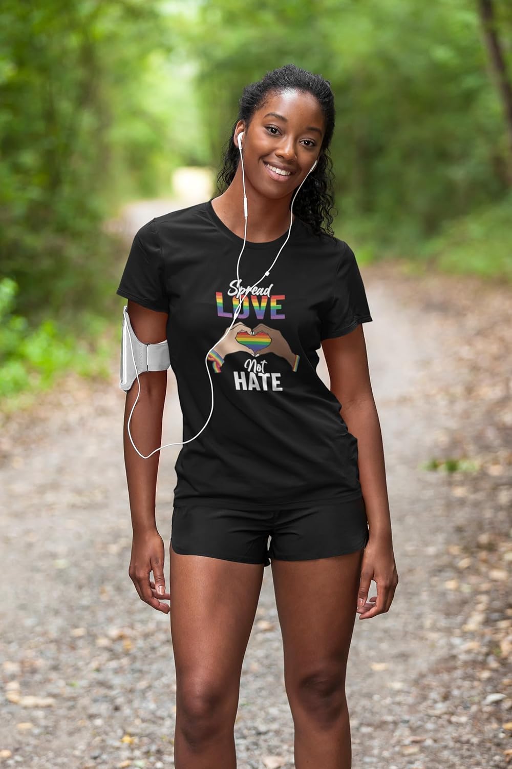 Pride Outfits for Women Shirt, Rainbow Pride Shirt, Spread Love Not Hate Pride Shirts for Woman and Men Pride Merch Tee Shirt T-Shirt