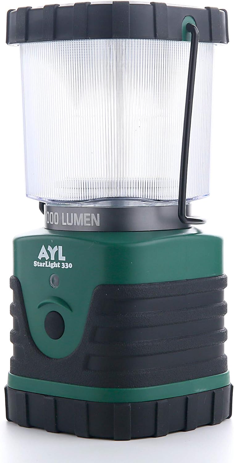 (2 Pack) AYL Starlight 700 - Water Resistant - Shock Proof - Long Lasting Up to 6 Days - 1300 Lumens Ultra Bright LED Lantern - Perfect Lantern for Hiking, Camping, Emergencies, Hurricanes, Outages