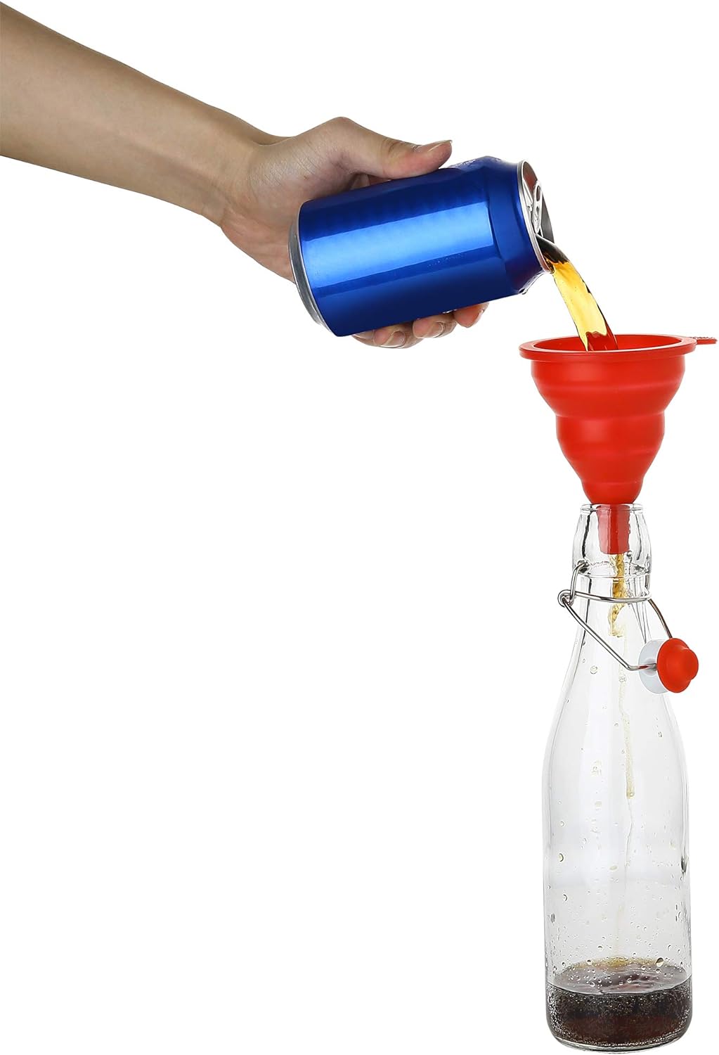 Flip Top Glass Bottle [1 Liter / 33 fl. oz.] [Pack of 6