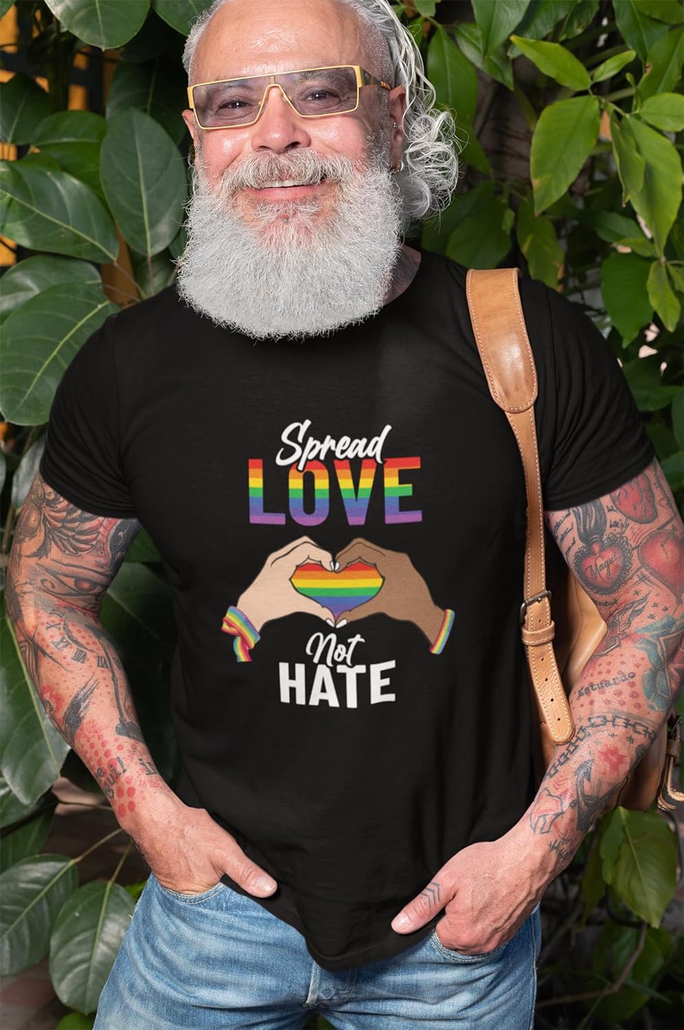 Pride Outfits for Women Shirt, Rainbow Pride Shirt, Spread Love Not Hate Pride Shirts for Woman and Men Pride Merch Tee Shirt T-Shirt